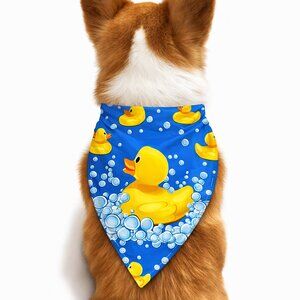 Rubber Duck Custom Handmade Pet Dog Bandana